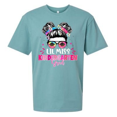 Lil Miss Kindergarten Grad Last Day Of School Sueded Cloud Jersey T-Shirt