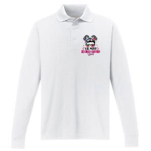 Lil Miss Kindergarten Grad Last Day Of School Performance Long Sleeve Polo