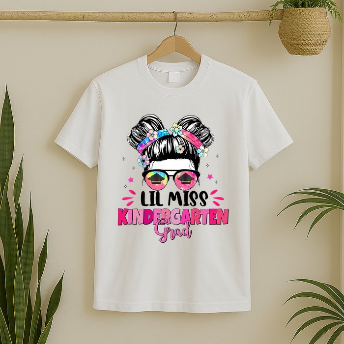 Lil Miss Kindergarten Grad Last Day Of School T-Shirt