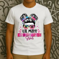 Lil Miss Kindergarten Grad Last Day Of School T-Shirt
