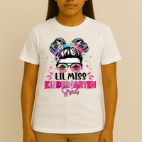 Lil Miss Kindergarten Grad Last Day Of School T-Shirt