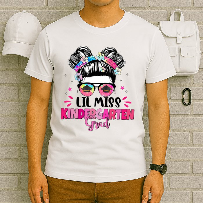Lil Miss Kindergarten Grad Last Day Of School T-Shirt