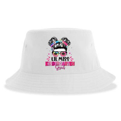 Lil Miss Kindergarten Grad Last Day Of School Sustainable Bucket Hat