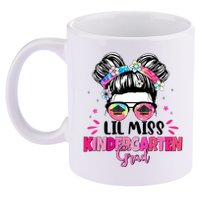 Lil Miss Kindergarten Grad Last Day Of School 11oz C Handle Ceramic Mug
