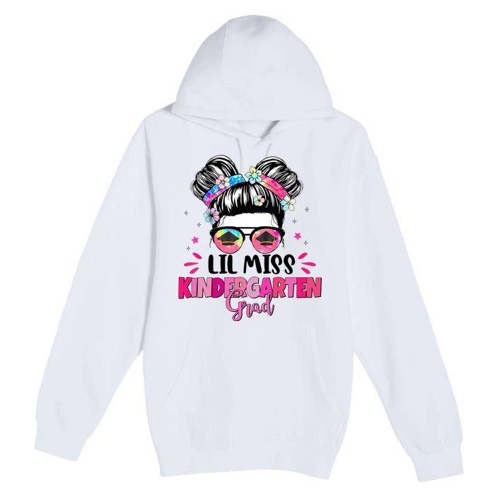 Lil Miss Kindergarten Grad Last Day Of School Premium Pullover Hoodie