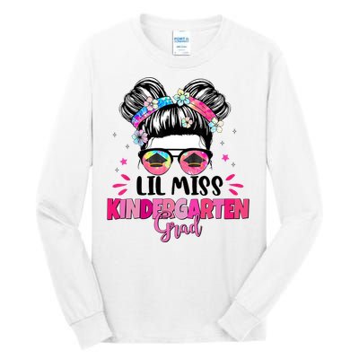 Lil Miss Kindergarten Grad Last Day Of School Tall Long Sleeve T-Shirt