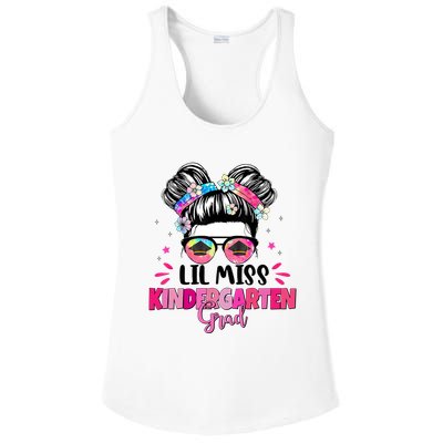 Lil Miss Kindergarten Grad Last Day Of School Ladies PosiCharge Competitor Racerback Tank