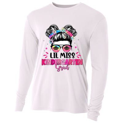 Lil Miss Kindergarten Grad Last Day Of School Cooling Performance Long Sleeve Crew