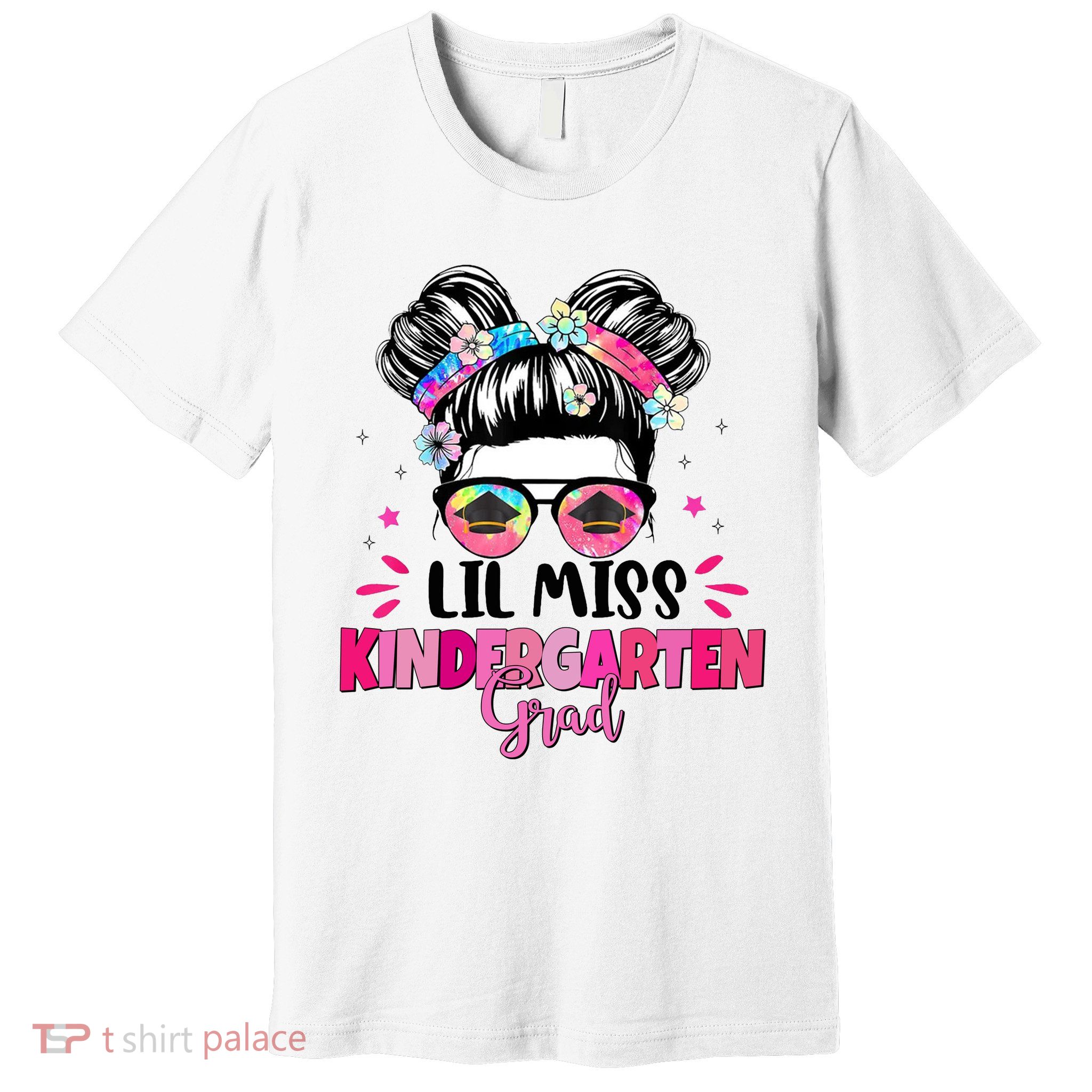 Lil Miss Kindergarten Grad Last Day Of School Premium T-Shirt