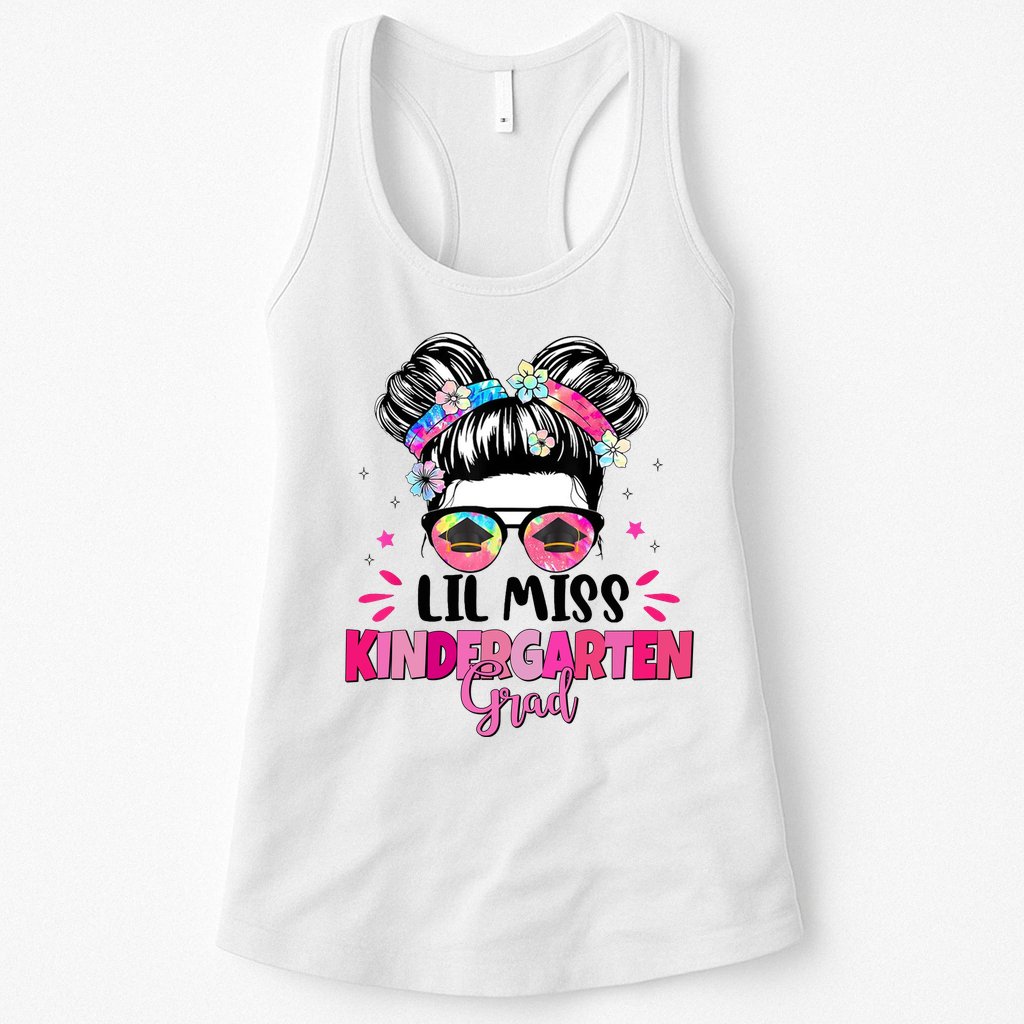 Lil Miss Kindergarten Grad Last Day Of School Womens Tank Top
