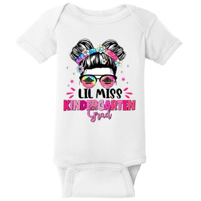 Lil Miss Kindergarten Grad Last Day Of School Baby Bodysuit