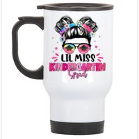 Lil Miss Kindergarten Grad Last Day Of School Stainless Steel Travel Mug