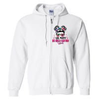 Lil Miss Kindergarten Grad Last Day Of School Full Zip Hoodie