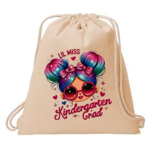 Lil Miss Kindergarten Grad Graduation Last Day Kindergarten Drawstring Bag