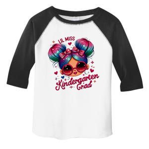 Lil Miss Kindergarten Grad Graduation Last Day Kindergarten Toddler Fine Jersey T-Shirt