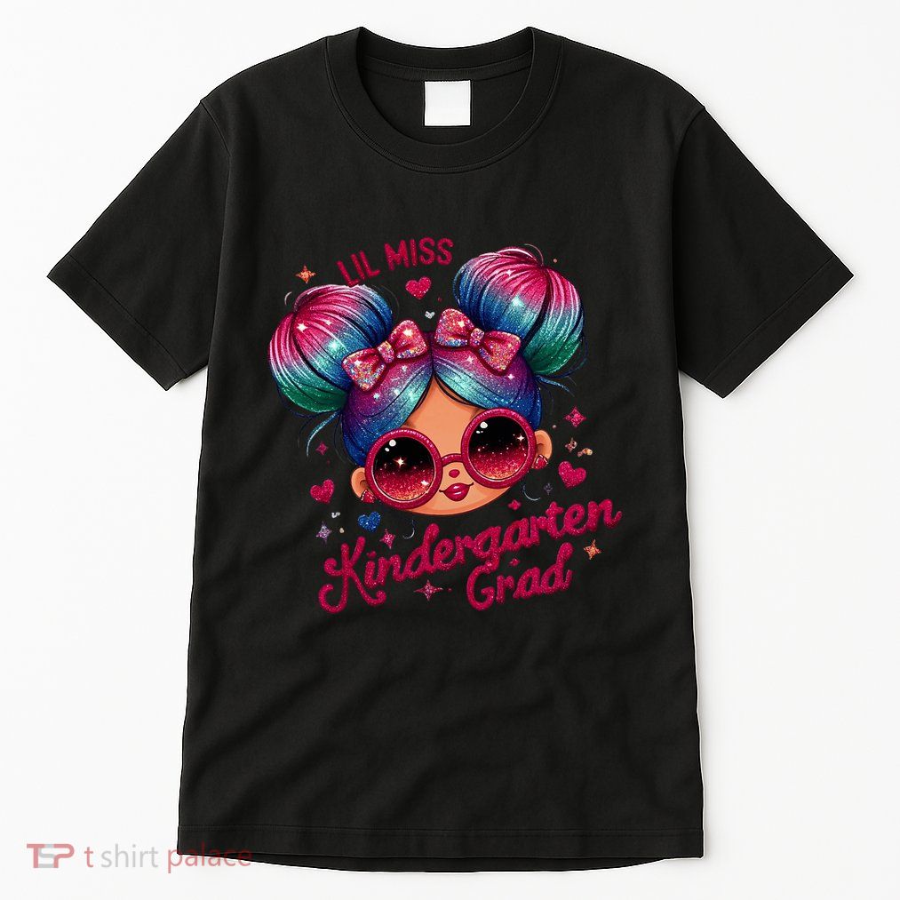 Lil Miss Kindergarten Grad Graduation Last Day Kindergarten Tall T-Shirt