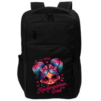 Lil Miss Kindergarten Grad Graduation Last Day Kindergarten Impact Tech Backpack