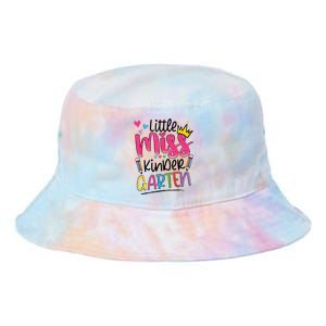 Little Miss Kindergarten Back To School Kinder Girl Tie Dye Newport Bucket Hat