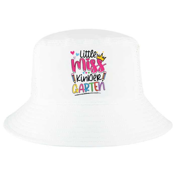 Little Miss Kindergarten Back To School Kinder Girl Cool Comfort Performance Bucket Hat