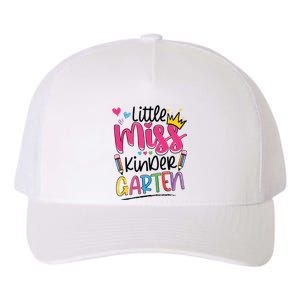 Little Miss Kindergarten Back To School Kinder Girl Yupoong Adult 5-Panel Trucker Hat