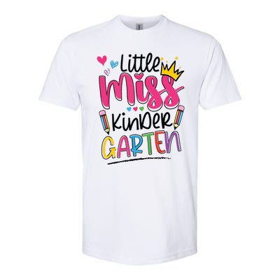 Little Miss Kindergarten Back To School Kinder Girl Softstyle CVC T-Shirt