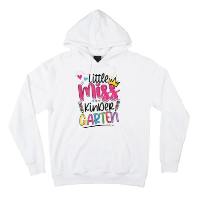 Little Miss Kindergarten Back To School Kinder Girl Hoodie