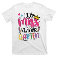 Little Miss Kindergarten Back To School Kinder Girl T-Shirt