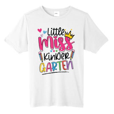 Little Miss Kindergarten Back To School Kinder Girl Tall Fusion ChromaSoft Performance T-Shirt