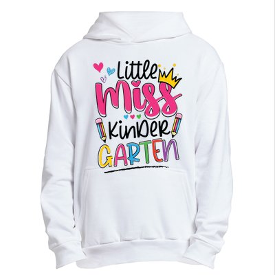 Little Miss Kindergarten Back To School Kinder Girl Urban Pullover Hoodie