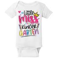 Little Miss Kindergarten Back To School Kinder Girl Baby Bodysuit