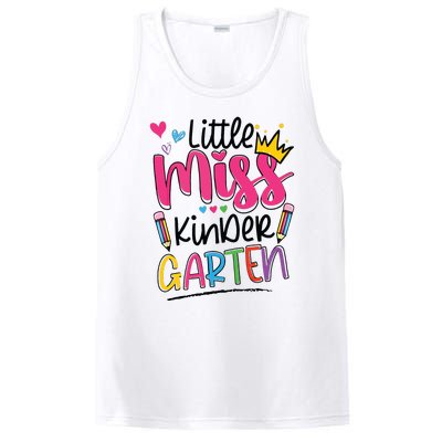 Little Miss Kindergarten Back To School Kinder Girl PosiCharge Competitor Tank