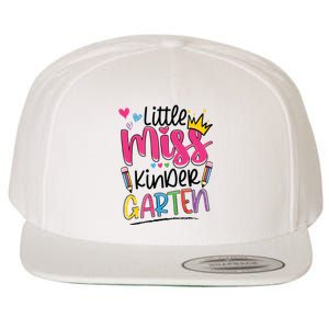 Little Miss Kindergarten Back To School Kinder Girl Wool Snapback Cap