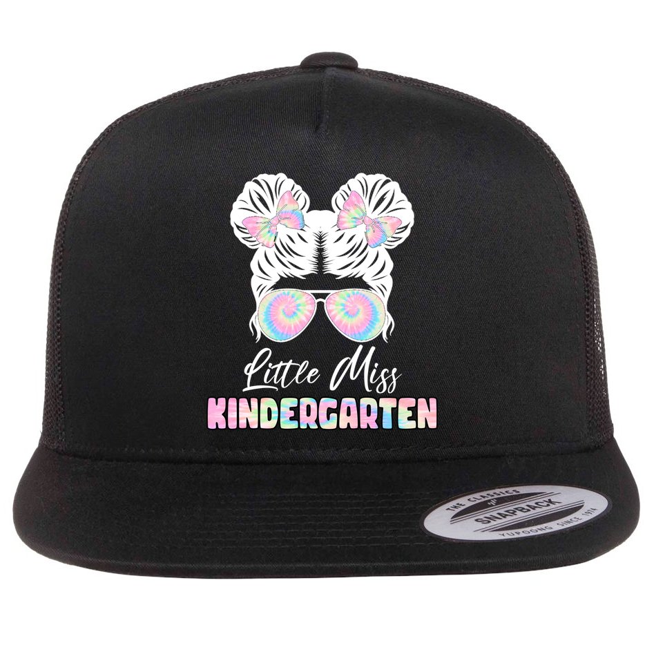 Little Miss Kindergarten Flat Bill Trucker Hat