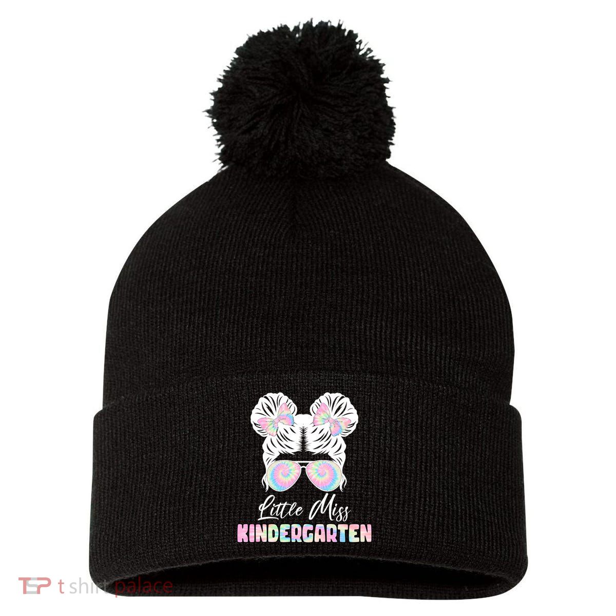 Little Miss Kindergarten Pom Pom 12in Knit Beanie