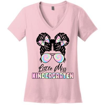 Little Miss Kindergarten Women's V-Neck T-Shirt