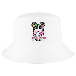 Lil Miss Kindergarten Grad Graduation Messy Bun Cool Comfort Performance Bucket Hat