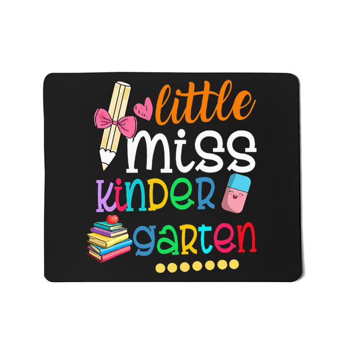 Little Miss Kindergarten Back To School Mousepad