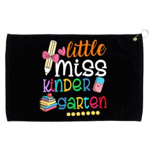 Little Miss Kindergarten Back To School Grommeted Golf Towel