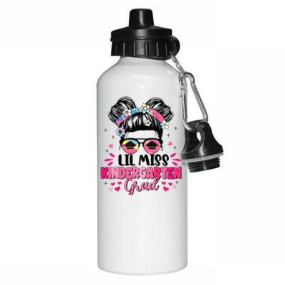 Lil Miss Kindergarten Grad Graduation Last Day Kindergarten Aluminum Water Bottle