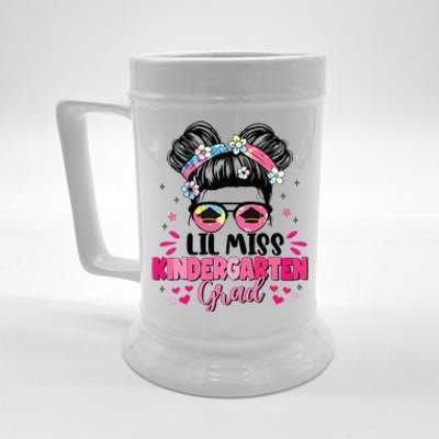 Lil Miss Kindergarten Grad Graduation Last Day Kindergarten Beer Stein