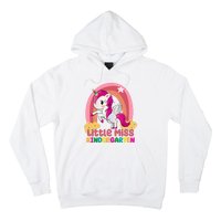 Little Miss Kindergarten Rainbow Unicorn Hoodie