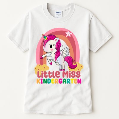 Little Miss Kindergarten Rainbow Unicorn Tall T-Shirt
