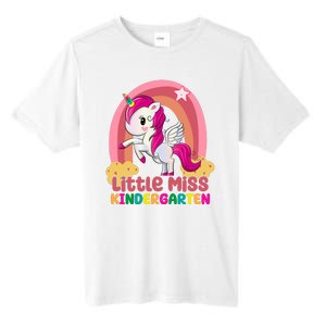 Little Miss Kindergarten Rainbow Unicorn Tall Fusion ChromaSoft Performance T-Shirt