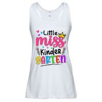 Little Miss Kindergarten Back To School Kindergarten Girl Ladies Essential Flowy Tank