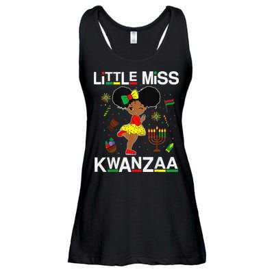 Little Miss Kwanzaa Outfits For Black Girl Ladies Essential Flowy Tank