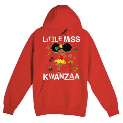 Little Miss Kwanzaa Outfits For Black Girl Premium Pullover Hoodie