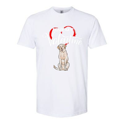 Love My Labrador Retriever Dog Valentine's Day Gift Softstyle CVC T-Shirt