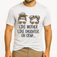 Like Mother Like Daughter Messy Bun Mom Happy Mothers Day Cooling Performance Crew T-Shirt