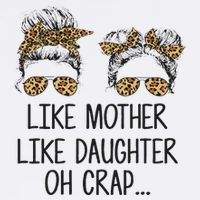Like Mother Like Daughter Messy Bun Mom Happy Mothers Day Wool Snapback Cap