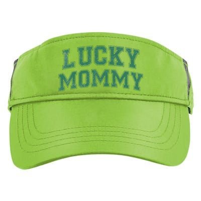 Lucky Mommy Life St Patricks Day Shamrock Family Womens Funny Adult Drive Performance Visor